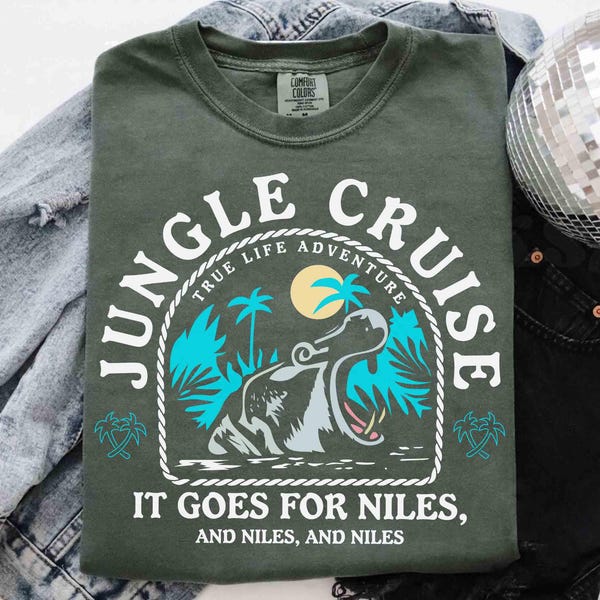 Disney Jungle Cruise It Goes For Niles Shirt, Disney Adventureland Family Trip Shirt, Disneyland Parks, Animal Kingdom Tee, Safari Mode Tee