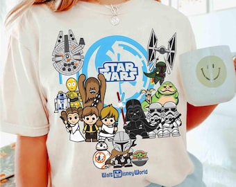 Funny Star Wars Day 2026 May the Force be with You Shirt, Darth Vader Storm Trooper Leia R2d2 Tee, Disney Galaxy's Edge Family Trip Outfits