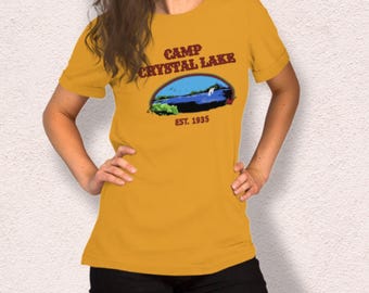 Camp Crystal Lake T Shirt (traditional design)