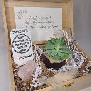 Bridesmaid Box, Bridesmaid Proposal, Bridesmaid Gift, Boho Bridesmaid, Crystals