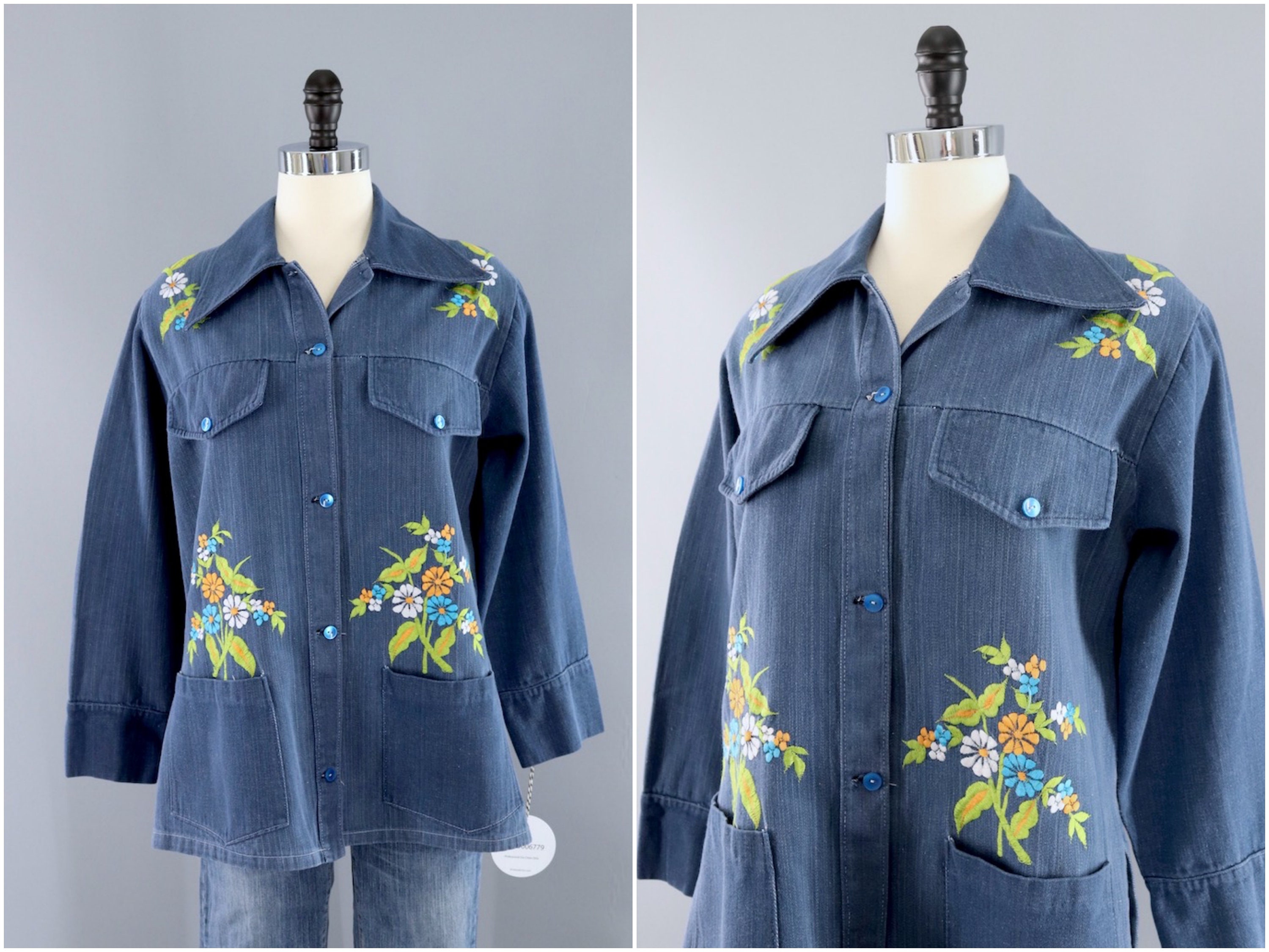 70s Mexican Chambray - Etsy