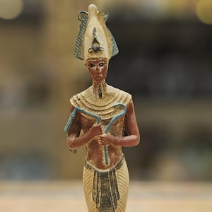 God Osiris Statue made in Egypt , Handmade Egyptian God Statuette