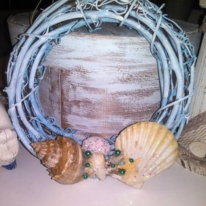 Seashell Wreath, Beachy Decor, Coastal Decor, Home Decor, Seashell Decor, Salt Life, Beach House Decor, Housewarming Gift