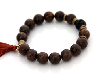 Bronzite Bracelet - Essential Oil Bracelet