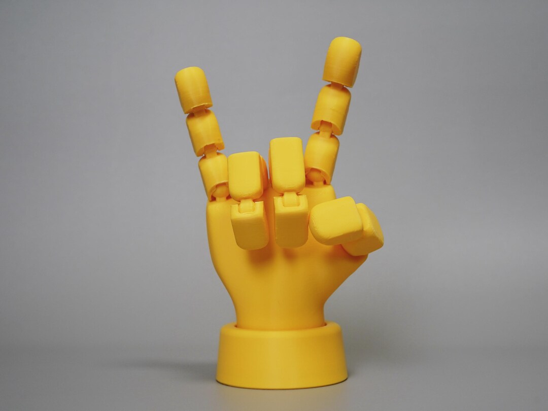 Stuffed Hand Shape Articulated Hand Figure - Life-size Poseable Hand Model Gestures ...