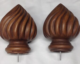 decorative finials for curtain rods