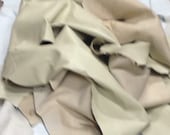 Napa Off White Lambskin Leather Hides UL17