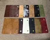 Package of 12 Leather Cowhide Swatches. DD1165