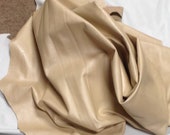 Napa Beige Lambskin Leather Hides UL15