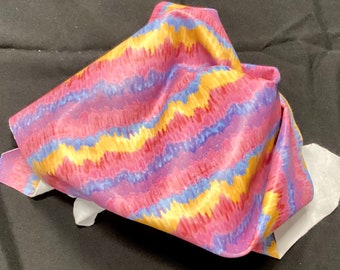 Pink, Blue, and Orange Lambskin Leather Hide: Soft Semi-Gloss (1.0-1.1mm)