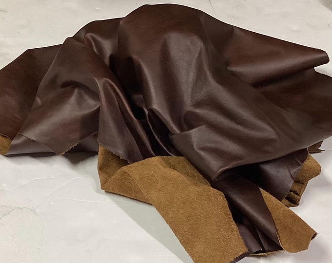 Manchester Brown Leather Cowhides. Leather Hides. Upholstery Leasther. Garment Leather. Gifts. TOWN3060