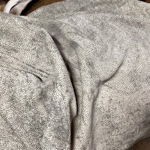 Gray Spotted Distressed Leather Cowhide Remnant. Leather Hide.  cowhide. Upholstery leather.  Garment leather. Leather Pieces. 42DWR