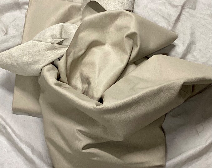 47 Square Feet Linen Leather Cowhides,  S19