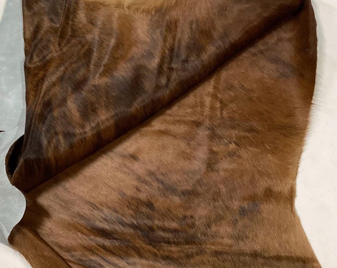 Brindle Hair on Cowhide Leather Rug.  Rugs.  Cowhide. Accent rugs.  Brazilian Cowhides.  Christmas Gifts. 16