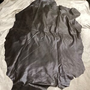 Extremely Dark Brown Printed Python Leather Lambskin. OSM20640 image 3