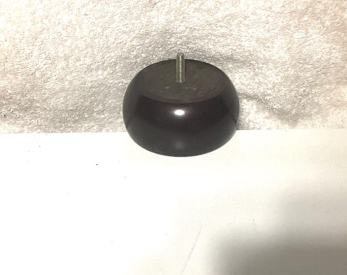 Package of 4 Mahogany Bun Wooden Furniture Legs.  CN1