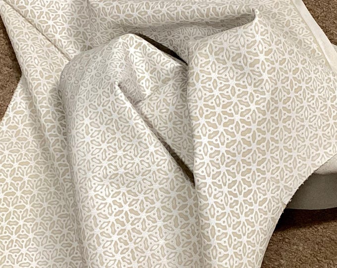 White and Beige Embossed Leather Cowhide Remnant.  Cowhides, crafting leather.  Crafts. Home decor. TOWN482