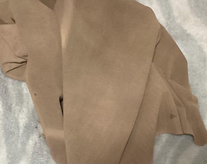 12 Square feet Melted Chocolate Embossed Leather Cowhides.  DEAL76