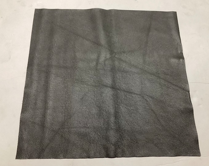 8 Pieces (16x16 inch) Classic Gray Leather Cowhide Squares. HY850
