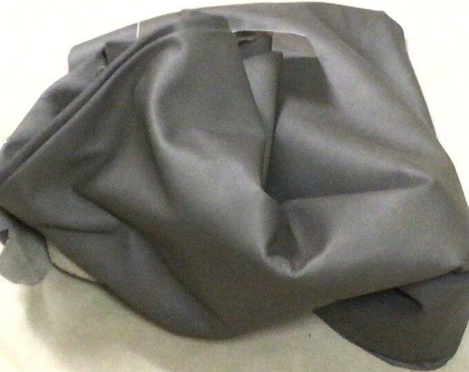 Aspen Gray Leather Cowhide. HY14