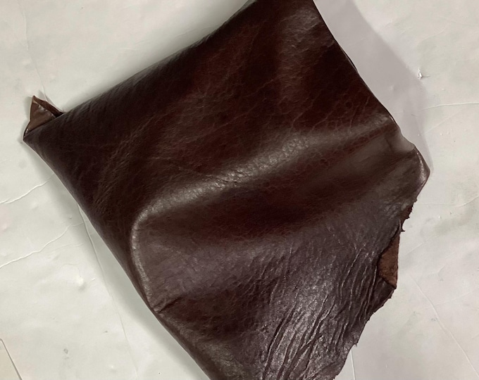 Brown Leather Lambskin. Leather Hides. Handbag leather, crafting leather. OSM1123