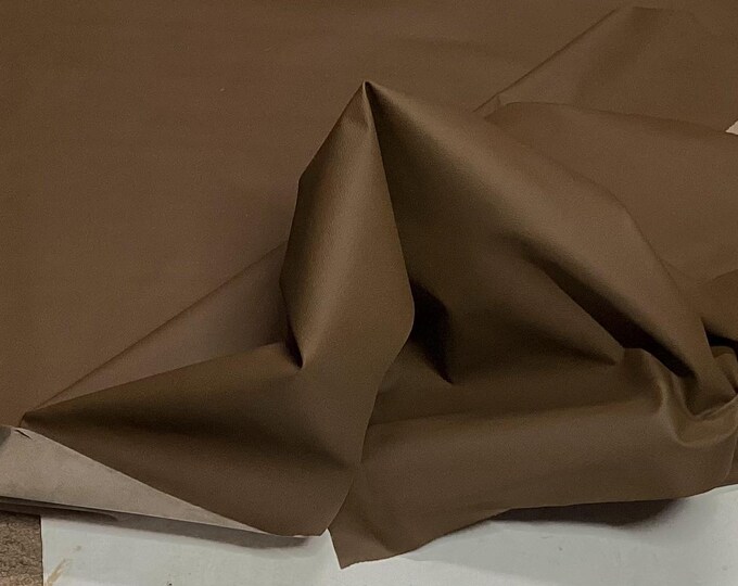 Mudslide Mocha Brown Cowhide Leather: Upholstery Garment Leather. TOWN661