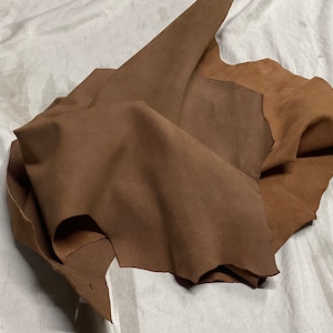Mink Brown Leather Lambskins, OSM10271