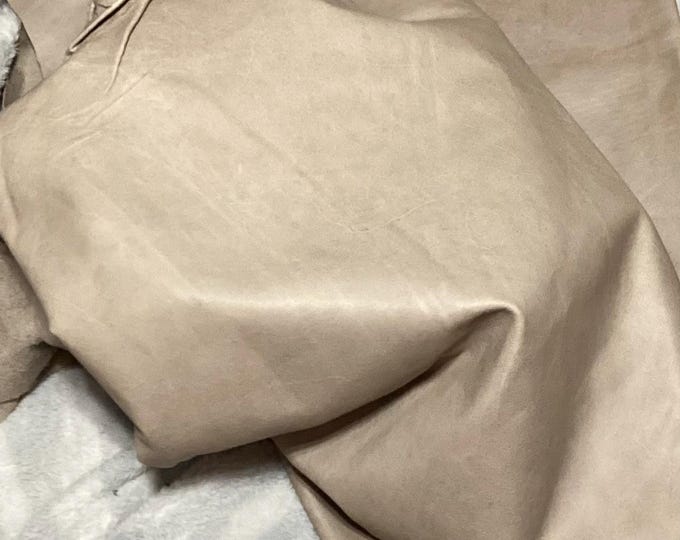 Distressed Bone Leather Cowhide: Automotive, Upholstery, Garment Grade. DEAL63