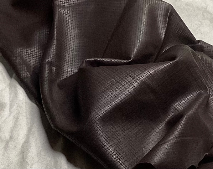 Brown Embossed Leather Lambskins.  OSM20642