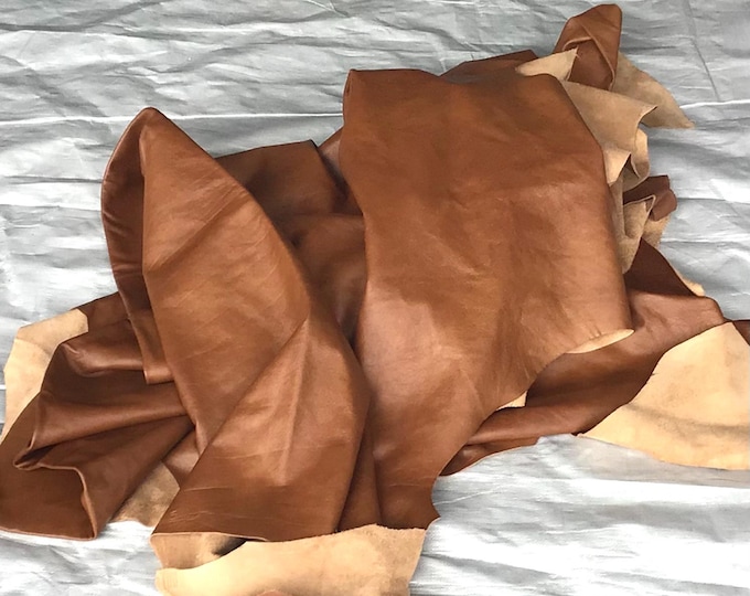 Chestnut Leather Cowhide. Upholstery Leather. Garment Leather. Handbag Leather. Crafting Leather. CAR842