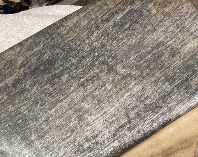 Striation Blue Jean Leather Cowhides,  Leather hides,  Garment Leather, crafting Leather. TOWN6004