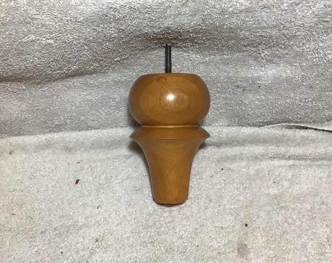 Maple Finish, Package of 4, Chair Legs, Wooden, Risers. 1016M