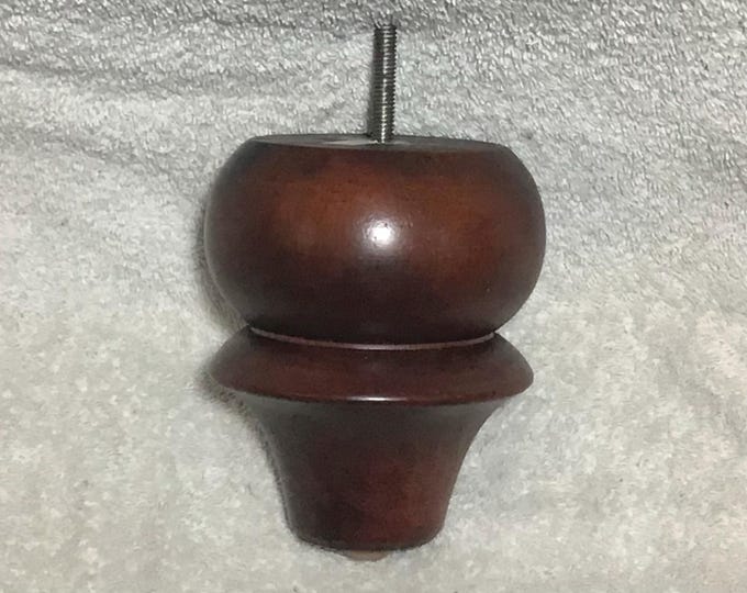 4 Mahogany Wooden Furniture legs. Risers. Chair Legs. Home Decor, 1315