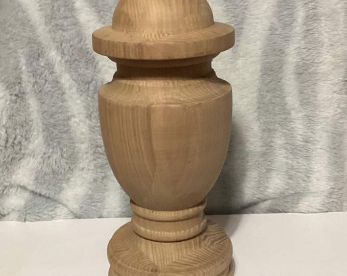 Unfinished Oak Lamp Base. Home Decor. Decorative Lamp.  1766