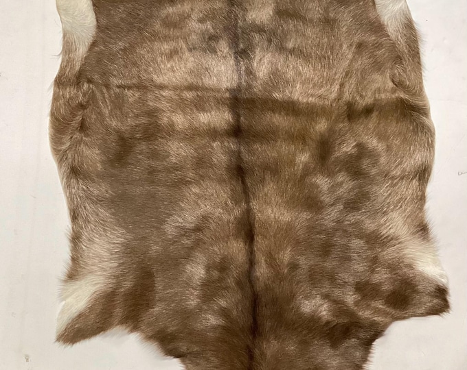 Mink Brown Long Hair New Zealand Goatskins. Rugs. NZ54