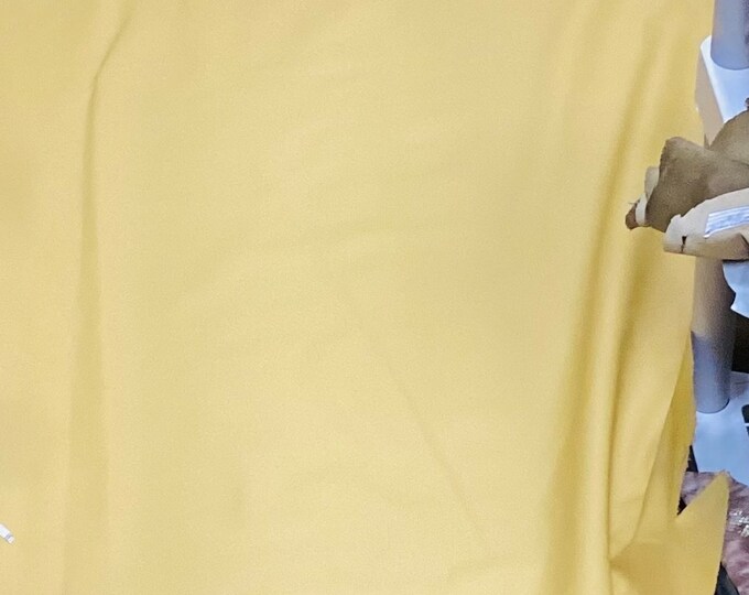 Fusion Yellow Leather Cowhide Remnants.  leather Hides.  TOWN151