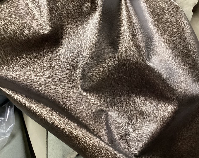 Tigers Eye Metallic Stingray Leather Cowhides. Upholstery Leather. Garment Leather. Gifts.  TOWN675