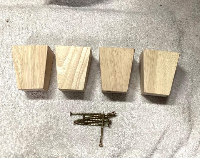 Unfinished wooden furniture legs.  Chair Legs.  LQ3025