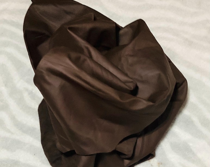52 square feet Dark Brown Leather Cowhide.  DEAL11