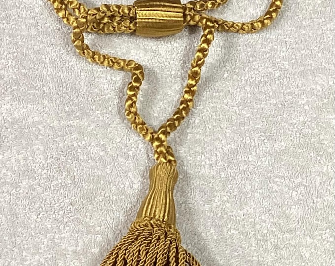 Package of 10 Adjustable Gold Tie Backs, 22 inch. DW11