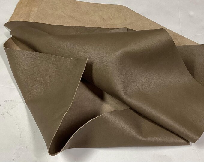 Package of 4 Mink Colored Leather Cowhide Squares.  HY792