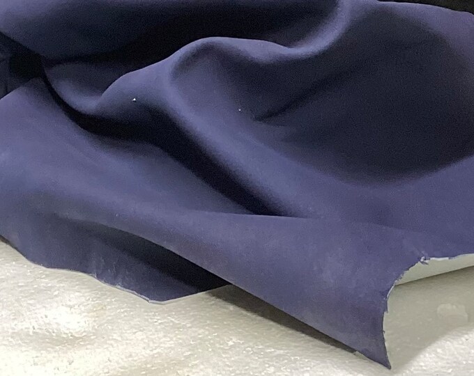 Matte Blue Leather Lambskins.  OSM832