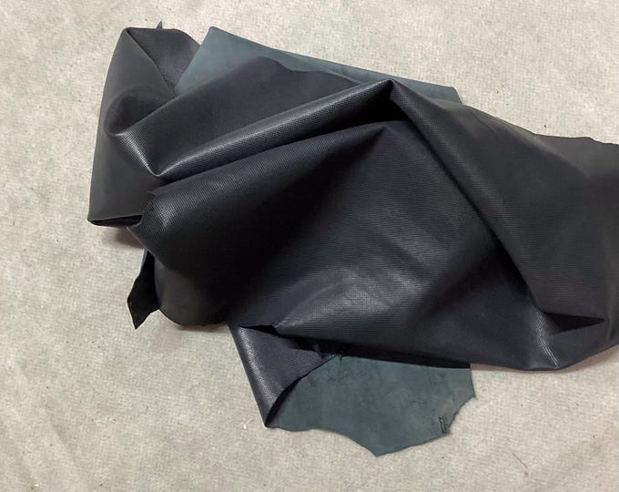 Gray Embossed Leather Calf Hide,  LPC77