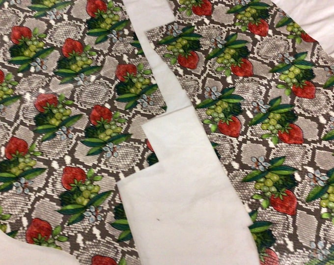 2 Pieces Printed Leather Lambskin Remnants.  OSM2
