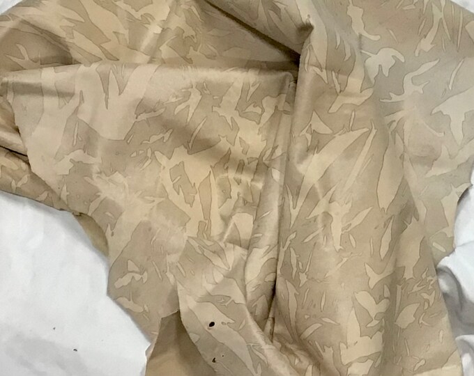 Beige Camouflage Leather Lambskins.  OSM20614
