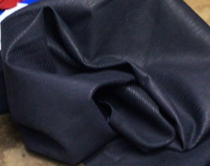 Dark Navy Embossed Leather Lambskins,  Leather Hides,  OSM20690