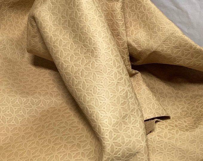 Egyptian Sand Embossed Leather Cowhide Partials.  BR80