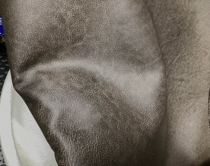 51 Sq.Ft.Courture Cobble Stone Leather Cowhide.  Item 23-10