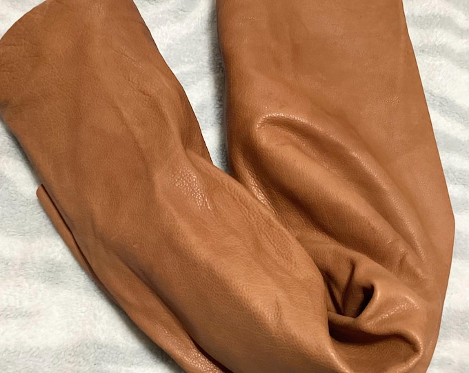Apricot Leather Cowhide.  DEAL26