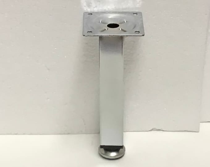Polished Chrome Steel Furniture Legs in Pkgs of 2 or 4 Legs. #2460 Metal Legs